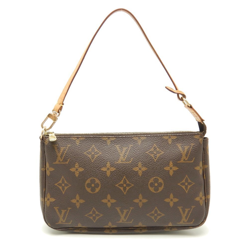 Louis Vuitton Monogram Pochette Accessoire Brown